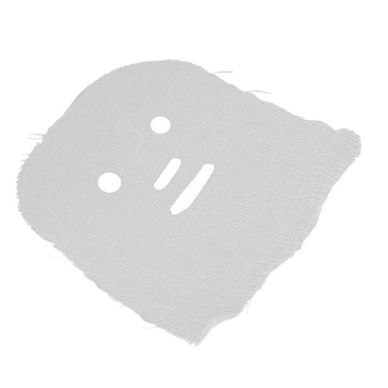 100pcs Gauze Facial Mask Soft DIY Disposable Pre Cut White
