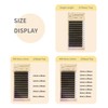 ANNAFRIS 7D Premade Fan W Shape Eyelash Extensions 0.07 C