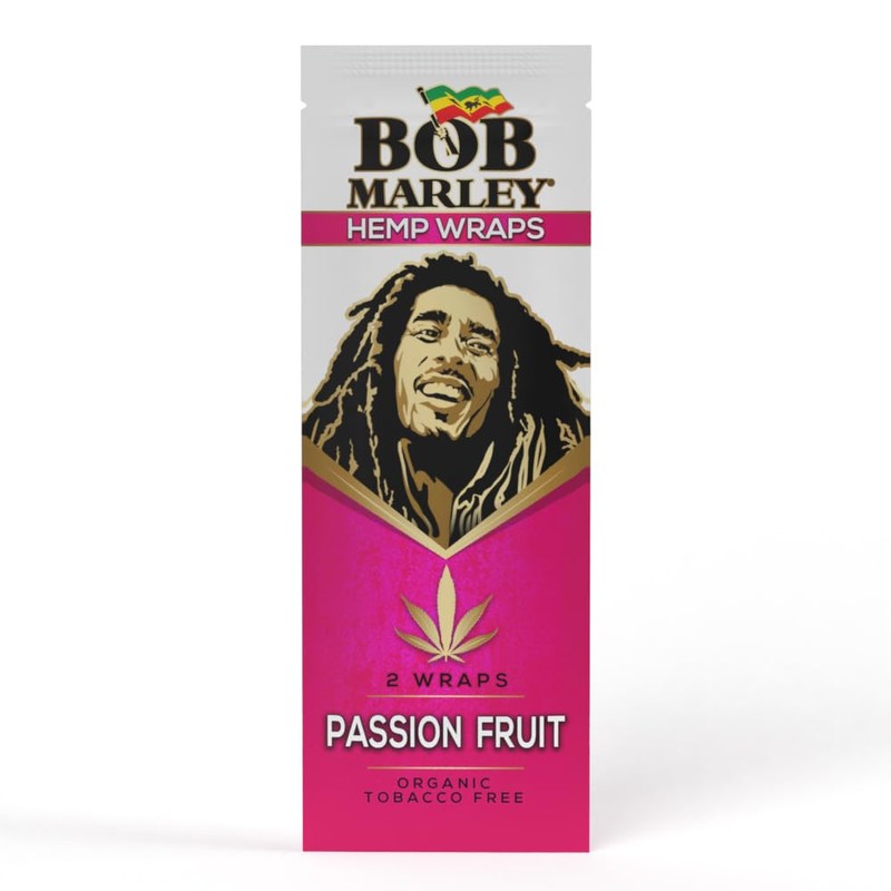 Bob Marley Wraps - Passion Fruit Flavor - Pack of