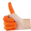 IWOWHERO Disposable Thickened Latex Protective Covers Skid Fingertip Guards S