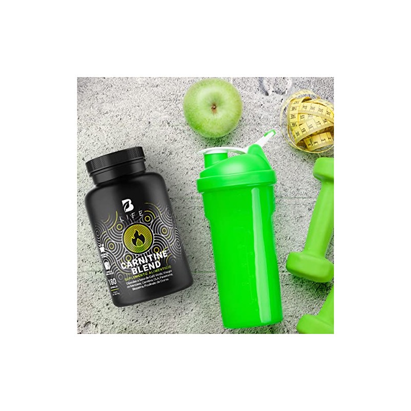 Carnitina 180 Cápsulas Café Verde Vinagre Manzana Cla Picolinato Cromo
