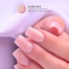 Set Glazed Nude Polvo Acrilico Uñas 14g By Organic Nails