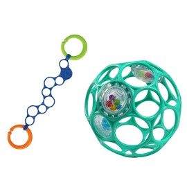 Olink (Blue) Orball Rattle (Light Blue) Set for Going Out and Carrying (AM-11486) by Kids II