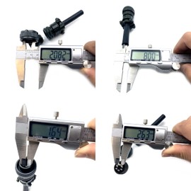 MS3106A14S-6P Industrial Circular Connector, MIL-DTL-5015 Series Threaded Connector 6 Pin Contacts Solder Male Connectors Straight, 14S Shell Size for Industrial