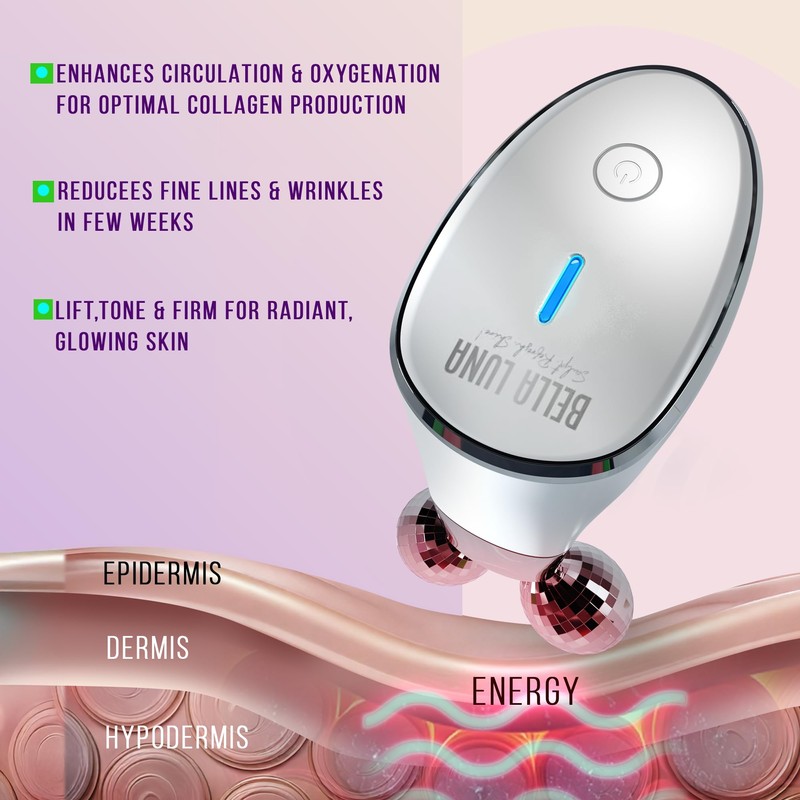 5-in-1 Microcurrent Facial Device for Face Tightening, Lifting & Wrinkle