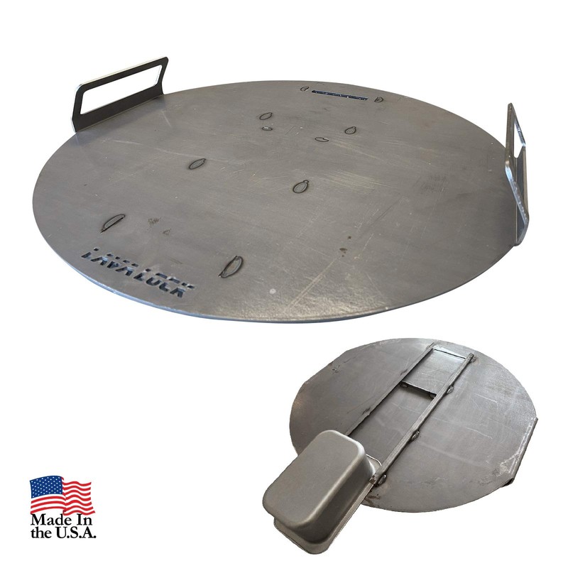LavaLock Flat top Griddle Grate for UDS 55 Gallon Drum