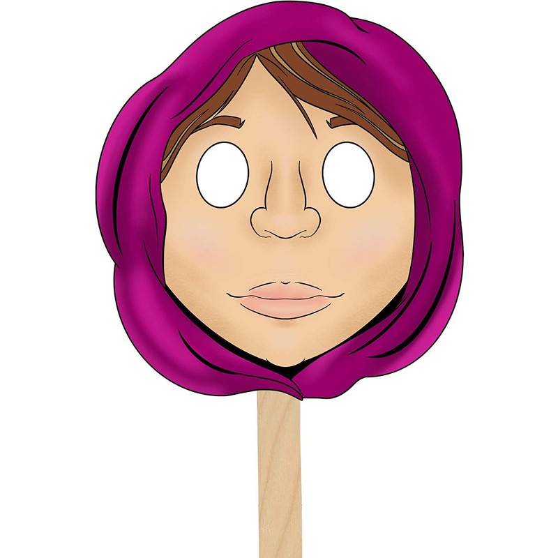 Passover Character Masks, Laminated Pesach Stick Puppets for Seder