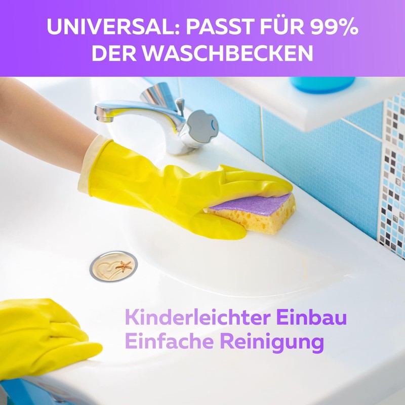 M. ROSENFELD HOME Universal Sink Plug 40 mm with Beach