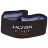 ULTRA FITNESS Hip Circle Glute Resistance BOOTY Band Premium Elastic Fabric LATEX FREE Pilates (Black L3 = Advance, S/M)