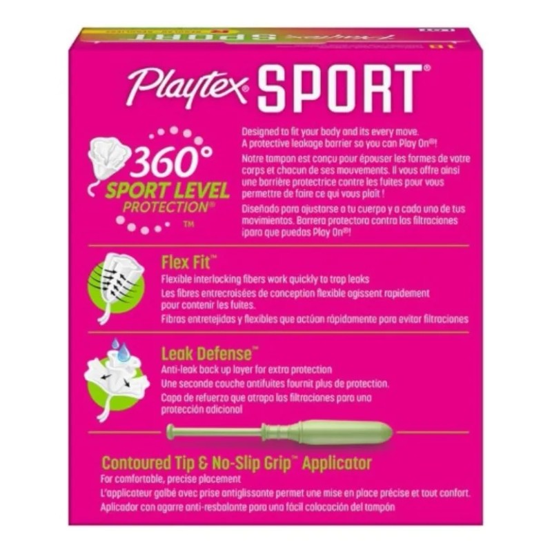 Playtex Tampones Sport Deporte 18 Unidades
