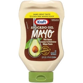 Kraft Avocado Oil Mayo 22oz Squeeze Bottle (Pack of 3)