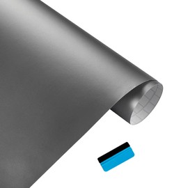 NewL Car Matte Gray Vinyl Wrap Film Stickers and Decals Foil Bubble Free Decoration DIY Motorcycle Automobiles Auto Accessories (30cm x 150cm)