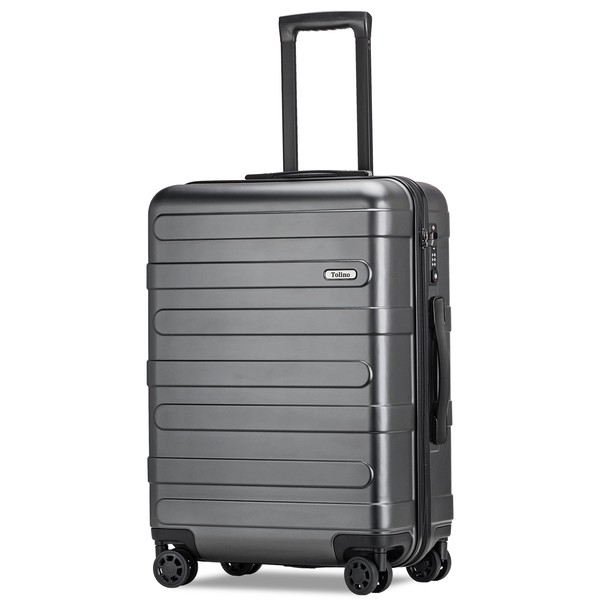 Tolino Expandable(only 28") Luggage with Spinner Wheels,Suitcases PC+ABS Hard Shell