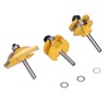 3Pcs Rail Stile Router Bits Roman Ogee Bit Woodworking Groove