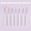 Nail Brushes for Nail Art Brushes,Acrylic Nail Brush,7pcs French Tip