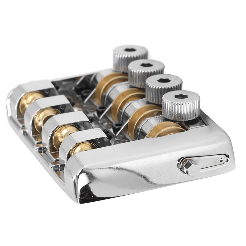 4 String Headless Electric Bass Bridge Zinc Alloy Brass Bridge