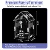 Jumping Spider Enclosure Kit Acrylic Terrarium for Tarantulas, Reptiles &