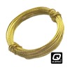 QUERGO Brass Picture Frame Wire, Picture Hanging Wire, 3.5 Metres