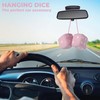 Sumex Branded Home & Car Mirrior Hanging Fluffy Furry Dice