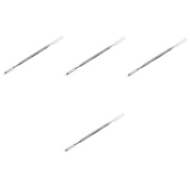 OHPHCALL 4pcs Silver Makeup Mixing Tool Stainless Rod Durable Foundation Mixing Bar Stylish Beauty Tool