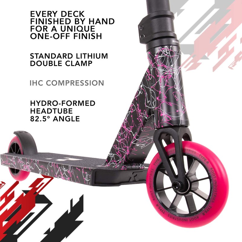 Type R Mini Complete Scooter (Pink Splatter)