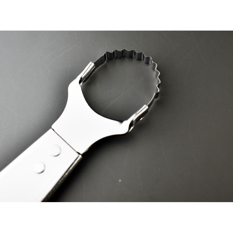 Round Cut Edges Handle Coconut Grater- Durable Sharp Stainless Steel