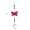 Crystal Garden Suncatcher Butterfly Hanging Crystals Ornament for Window Rainbow