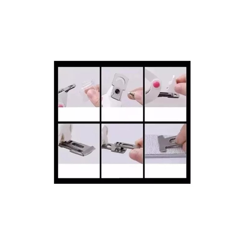 Corta Tip Profesional Para Uñas De Acrílico Con Medidor