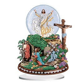 SHEGZHUC Diamond Painting Ornaments Jesus Christ Diamond Painting Ornaments Diamond Painting Art Embroidery Cross Stitch Diamond Painting Table Decoration Gift Diamond Painting Cross Jesus