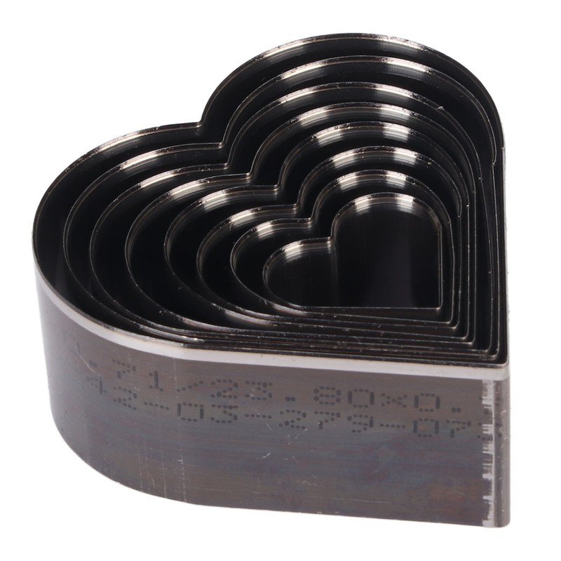 8pcs Leather Die Cutter Hollow Punching Tool High Carbon Steel