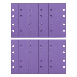 Trend AB/THD/240A Aluminium Oxide 1/3 Sanding Sheets, Pack of 10, 93mm x 185mm, 240 grit