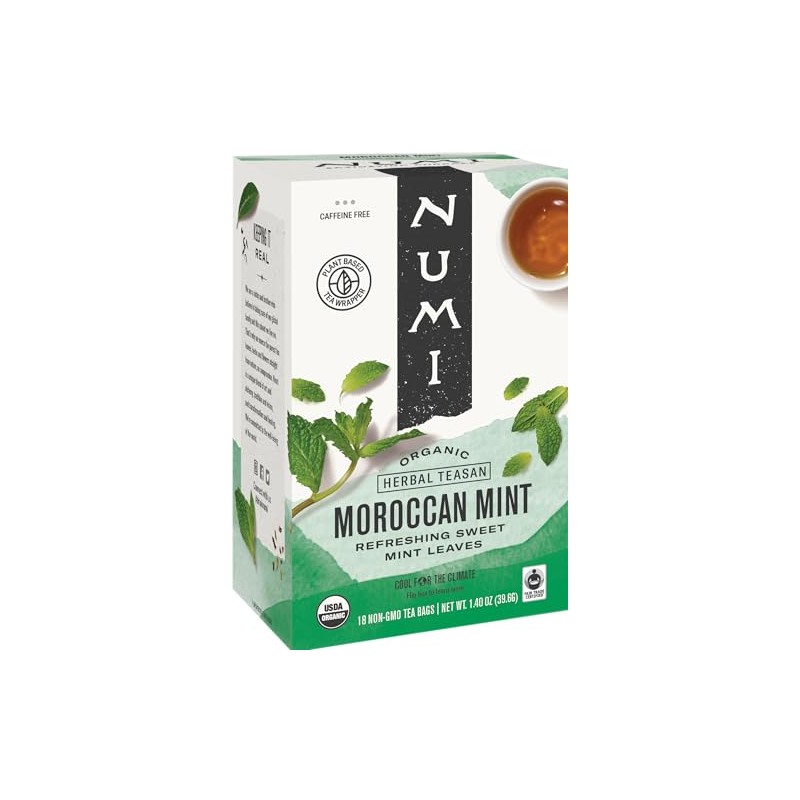 Numi Teas Tea Moroccon Mint 18 BG