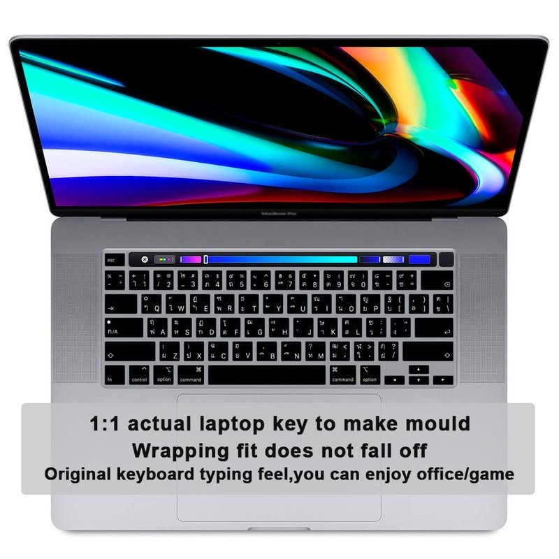 MMDW Thai Language Silicone Keyboard Cover Skin for MacBook Pro
