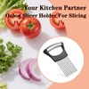 2PC Onion Holder for Slicing, Onion Slicer Holder, Onion Cutter