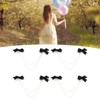 4Pcs Bow Hairpins Metal Snaps Barrettes Hair Clips Accessories with