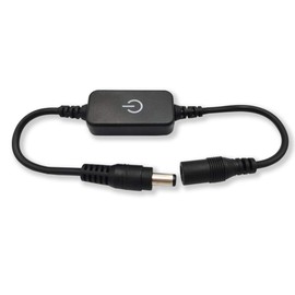 weisuan-Tuodi DC 12V-24V 5A Touch Panel Control PWM Dimmer Switch Smooth Dimming Brightness Adjustable ONOff for LED Strip Light (Black)