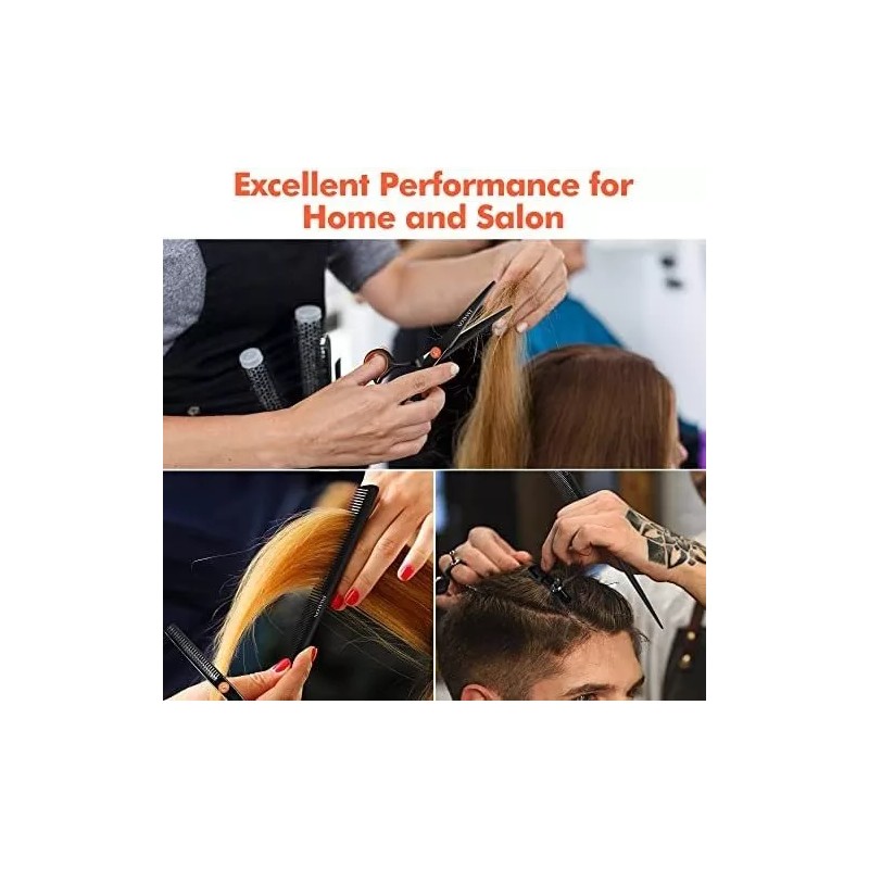 Tasalon Kit De Tijeras Para Cortar El Pelo Con Peine