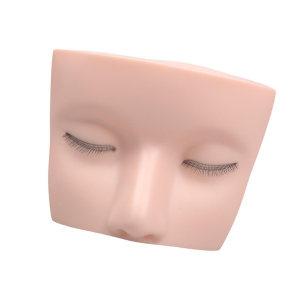 perfeclan Eyelash Mannequin Head Makeup Practice Head Easy to Clean