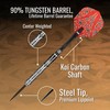 Warrior Taiaha Steel Tip Dart Set-90% Tungsten Barrels-21gm