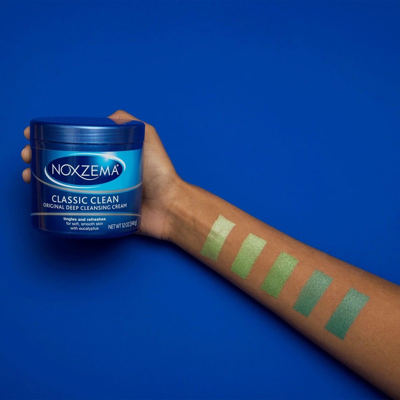 Noxzema Classic Clean Cream Original Deep Cleansing, White, 12 oz