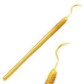 AAProTools Dentist Pick Tools Hygienist Tartar Remover Gold Color Coated Dental Explorer 23
