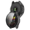 SHEAWA 2pcs Case Cover for Garmin Forerunner 265S PC+Tempered Glass
