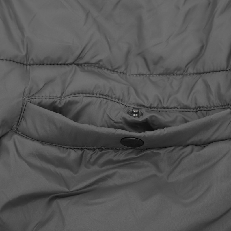 USB Heated Blanket Dark Grey 3 Temp Modes 52x43in Soft