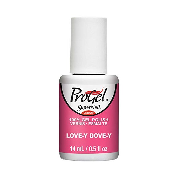 Supernail Progel Gel Polish, Love-Y Dove-Y, 0.5 Fluid Ounce