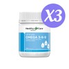Healthy Care Healthy Care Omega 3-6-9 Flaxseed Evening Primrose Oil 200 Tablets x 3 / 헬씨케어 헬시케어 오메가 3-6-9 아마씨 달맞이꽃 오일 200정X3개