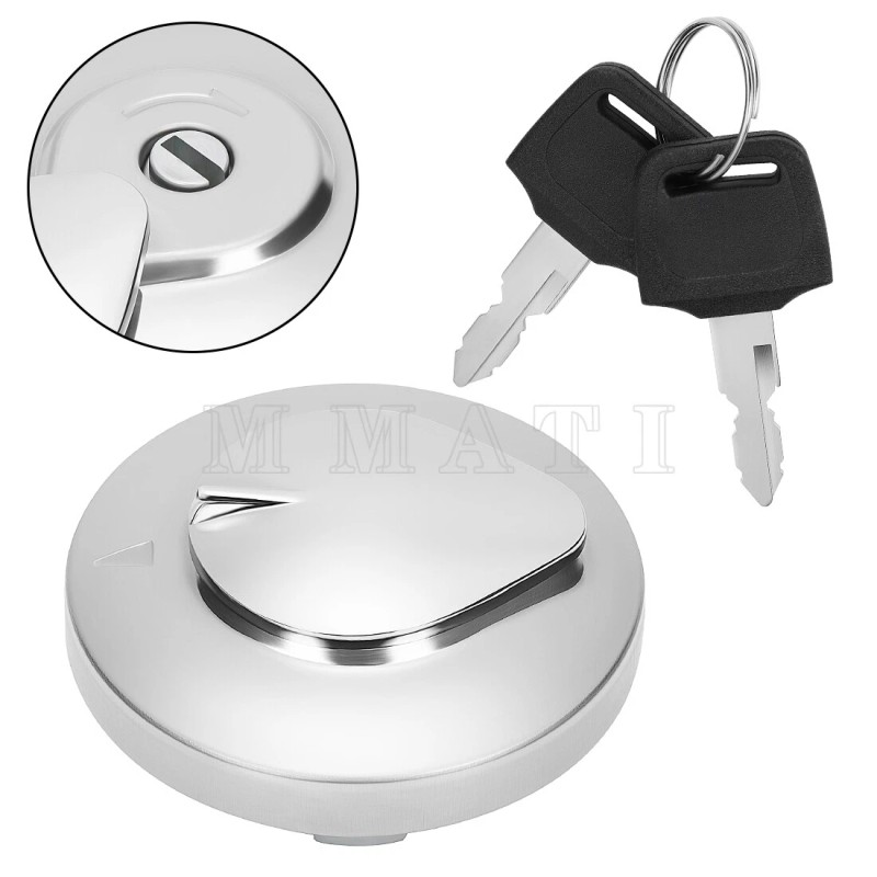 M MATI Fuel Gas Tank Lock Cap For Honda Shadow