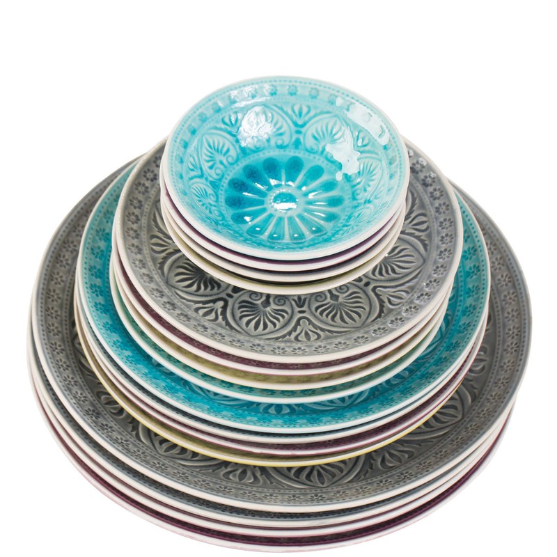 BUTLERS SUMATRA Bowl Ø 14 cm turquoise