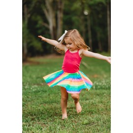 City Threads - Camiseta de tirantes para niña, 100% algodón, fabricada en Estados Unidos, Turquoise, 16