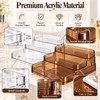 Transparent Cosmetic Organizer for Perfume & Makeup Storage – Sturdy