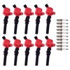 ENA Set of 10 Energy Ignition Coil Pack and Iridium